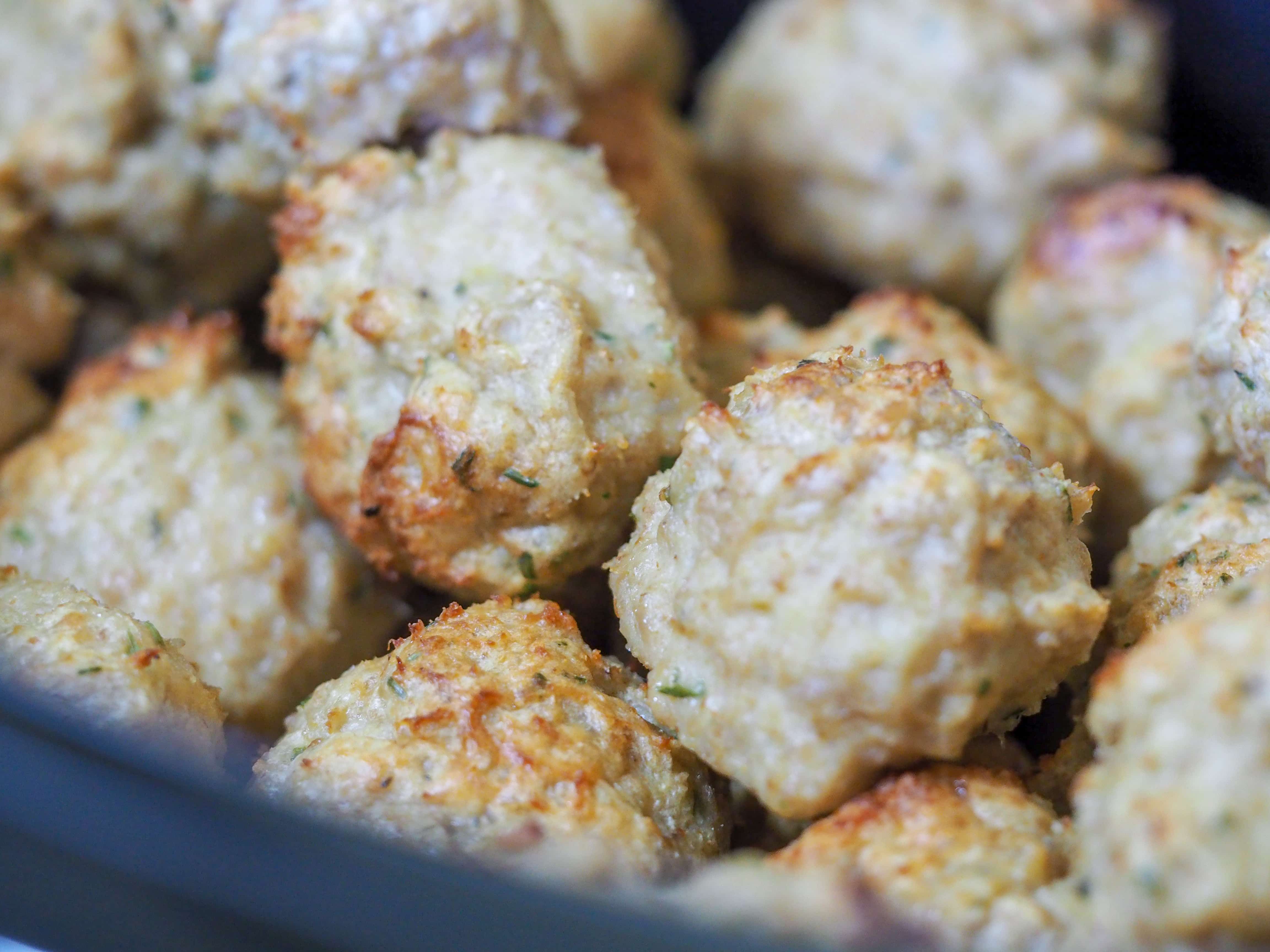 perfect easy crockpot buffalo chicken meatballs