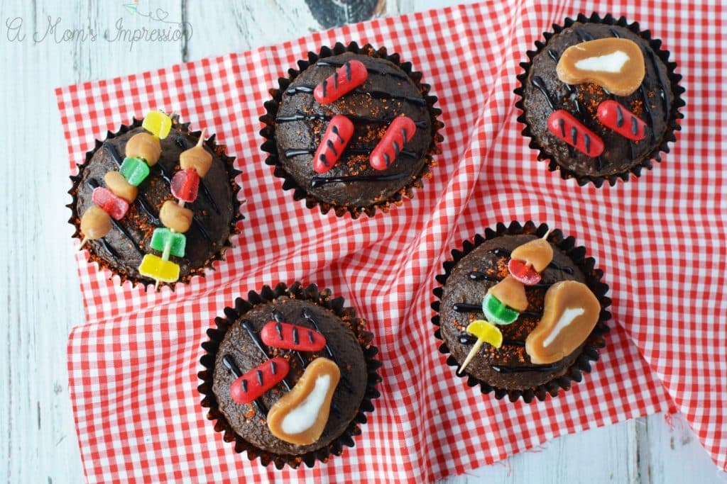 BBQ Grill Cupcakes