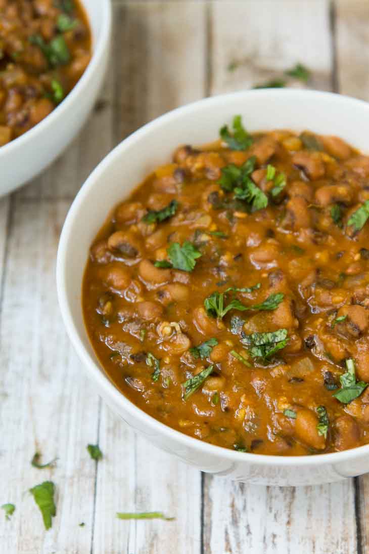 vegan black eyed peas curry