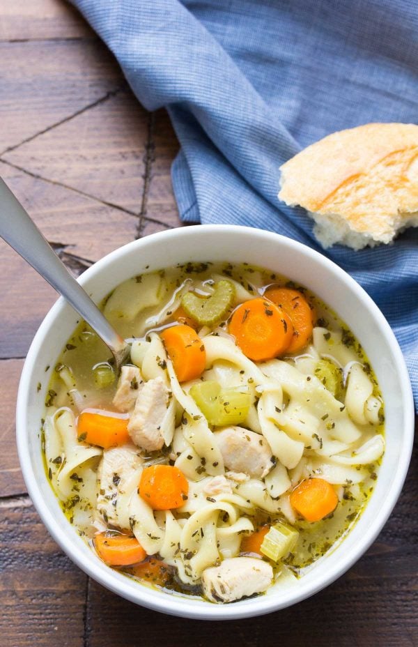 instant pot chicken noodle soup