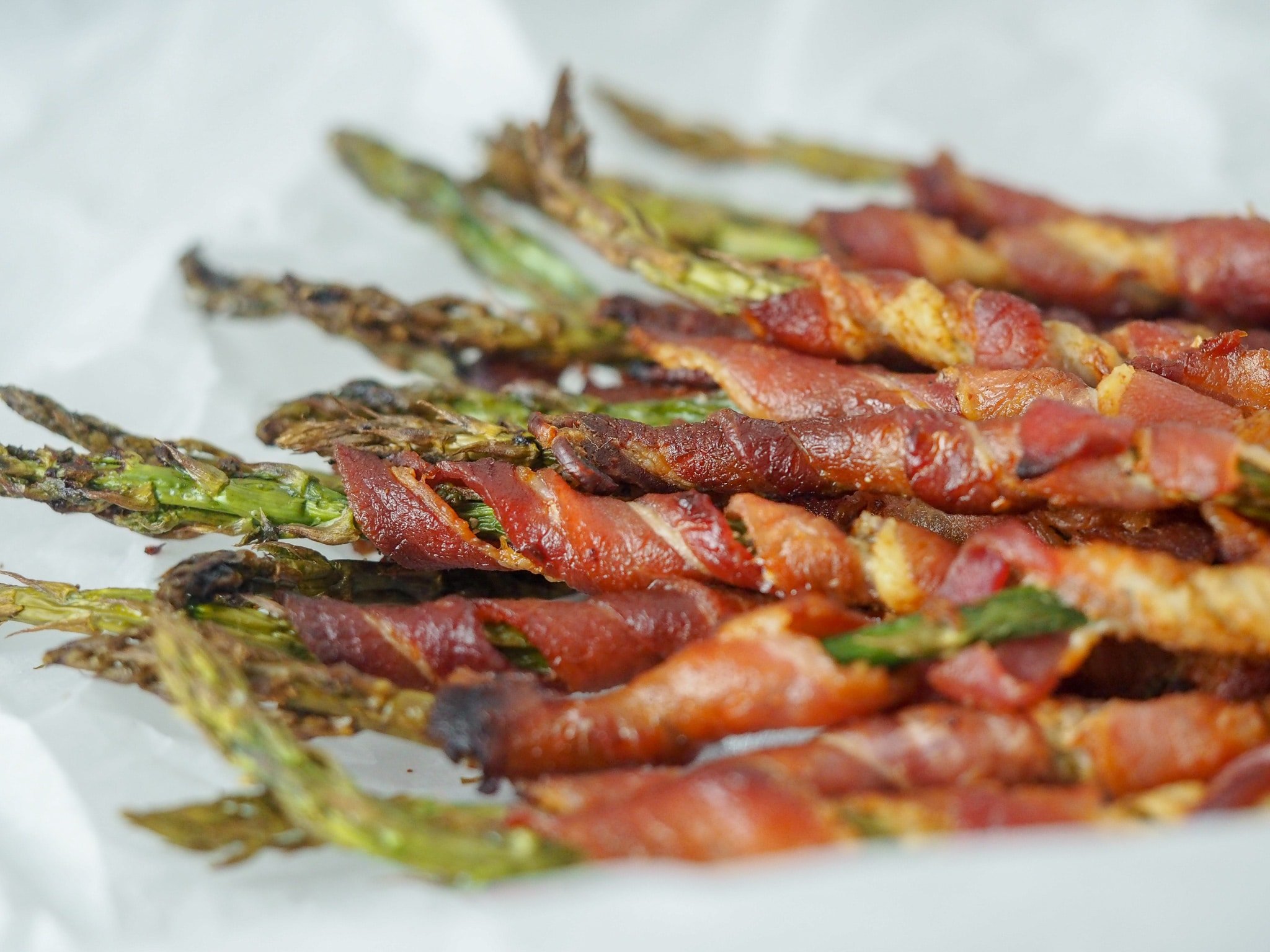 Air Fryer Bacon Wrapped Asparagus