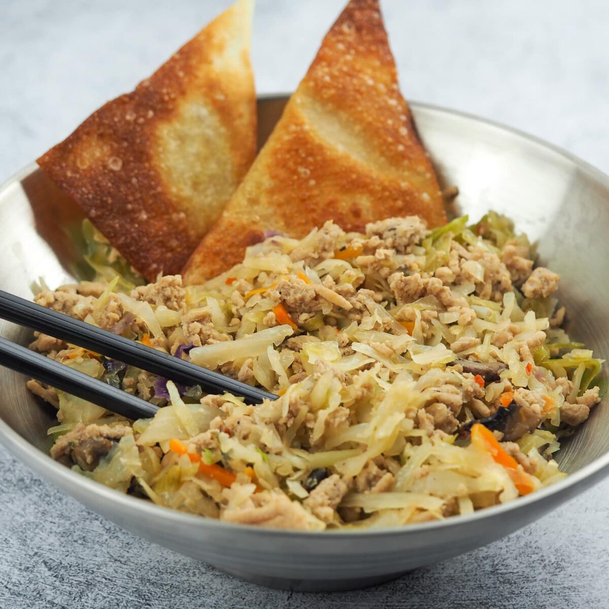 Instant Pot Egg Roll in a Bowl Monday Is Meatloaf