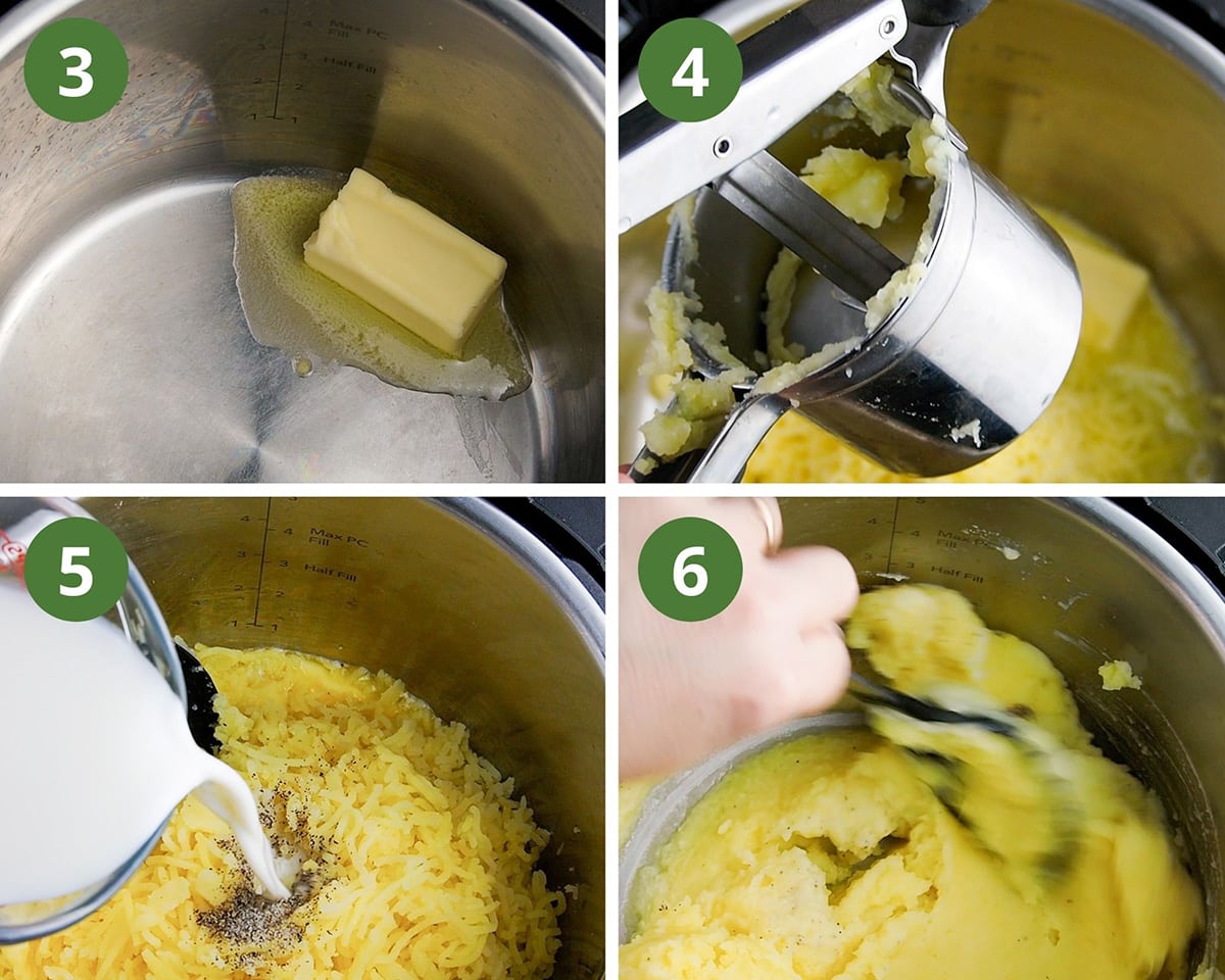 how to finish mashed potatoes