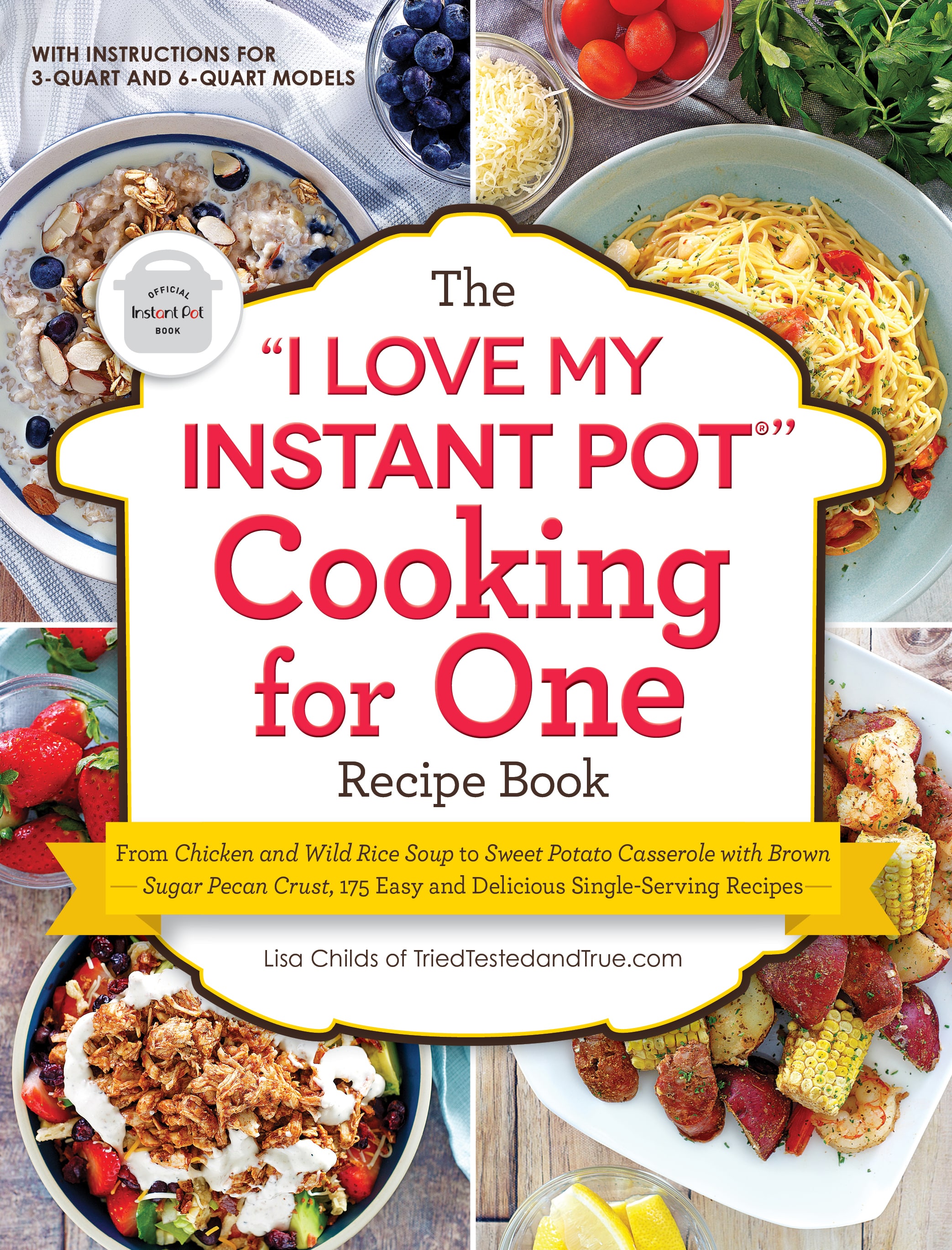 instant pot cooking for one cookbook cover