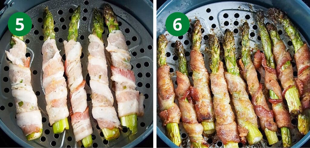 cook bacon asparagus in air fryer