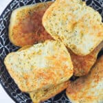 garlic cheese toast in bowl