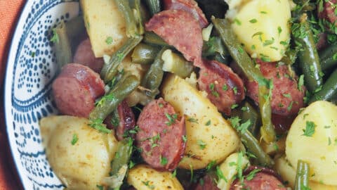 Instant pot sausage 2024 green beans and potatoes