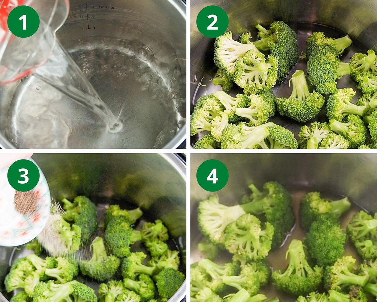 steam the broccoli