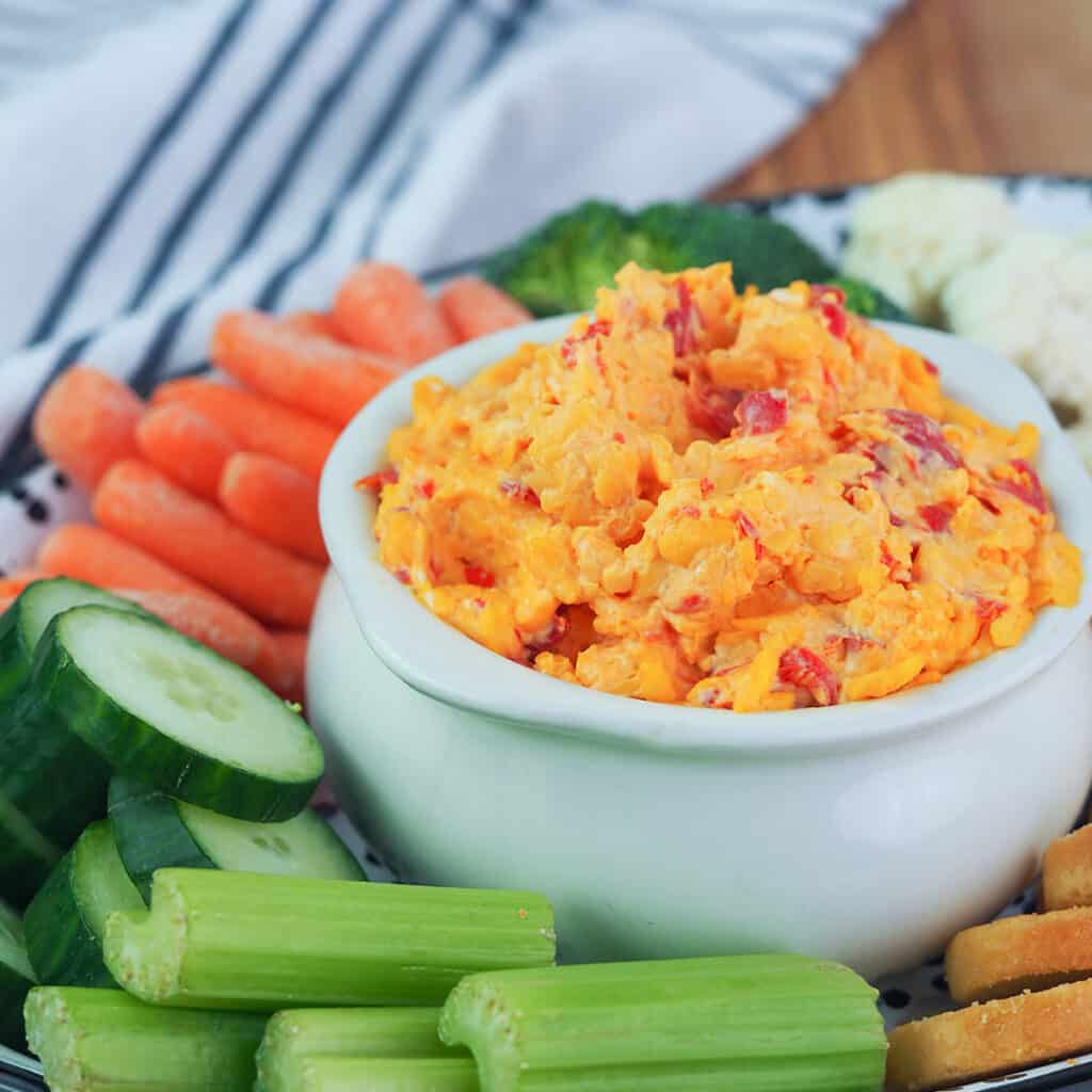 pimento cheese on platter