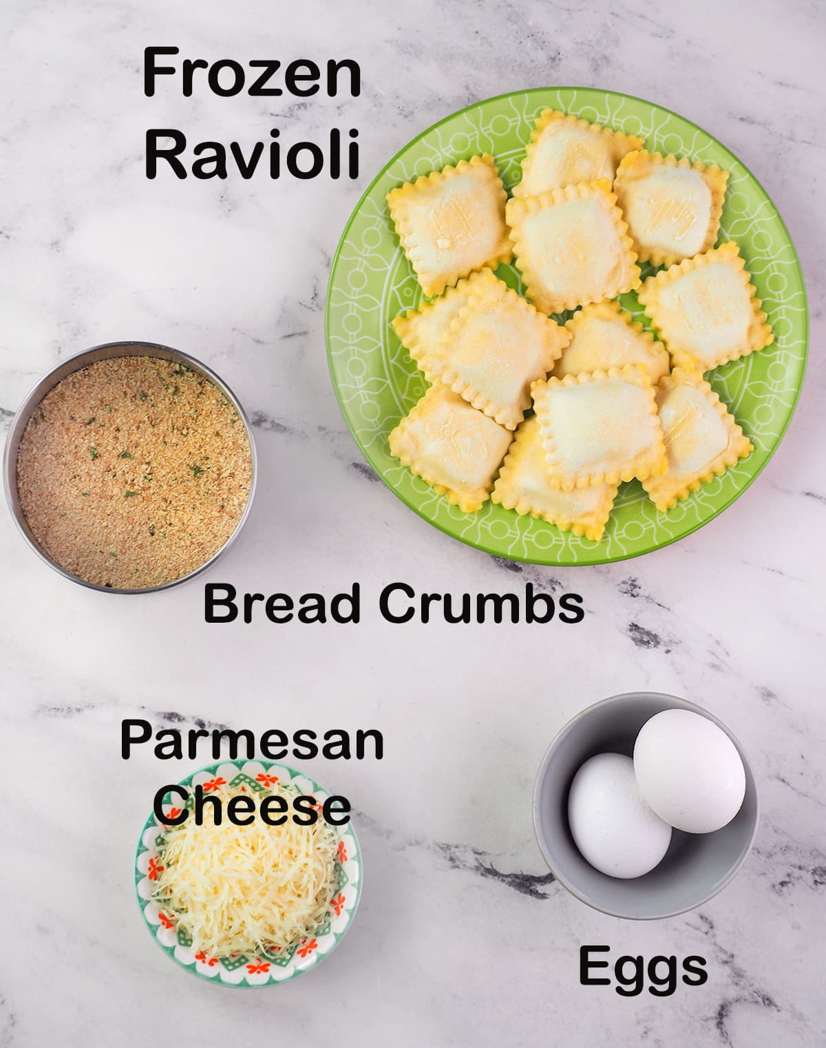 ingredients for air fryer ravioli
