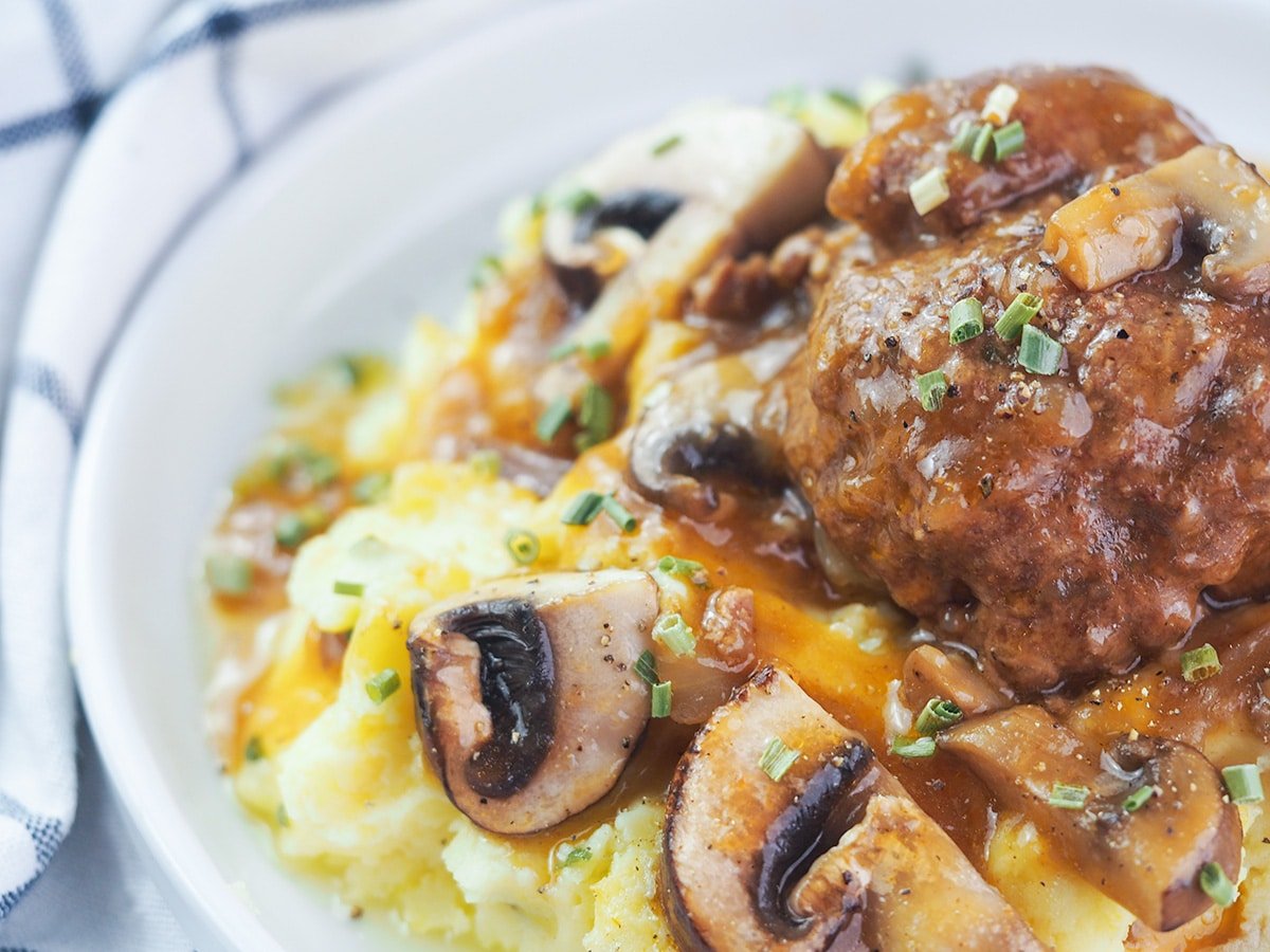 Instant Pot Salisbury Steak - Flavor Mosaic