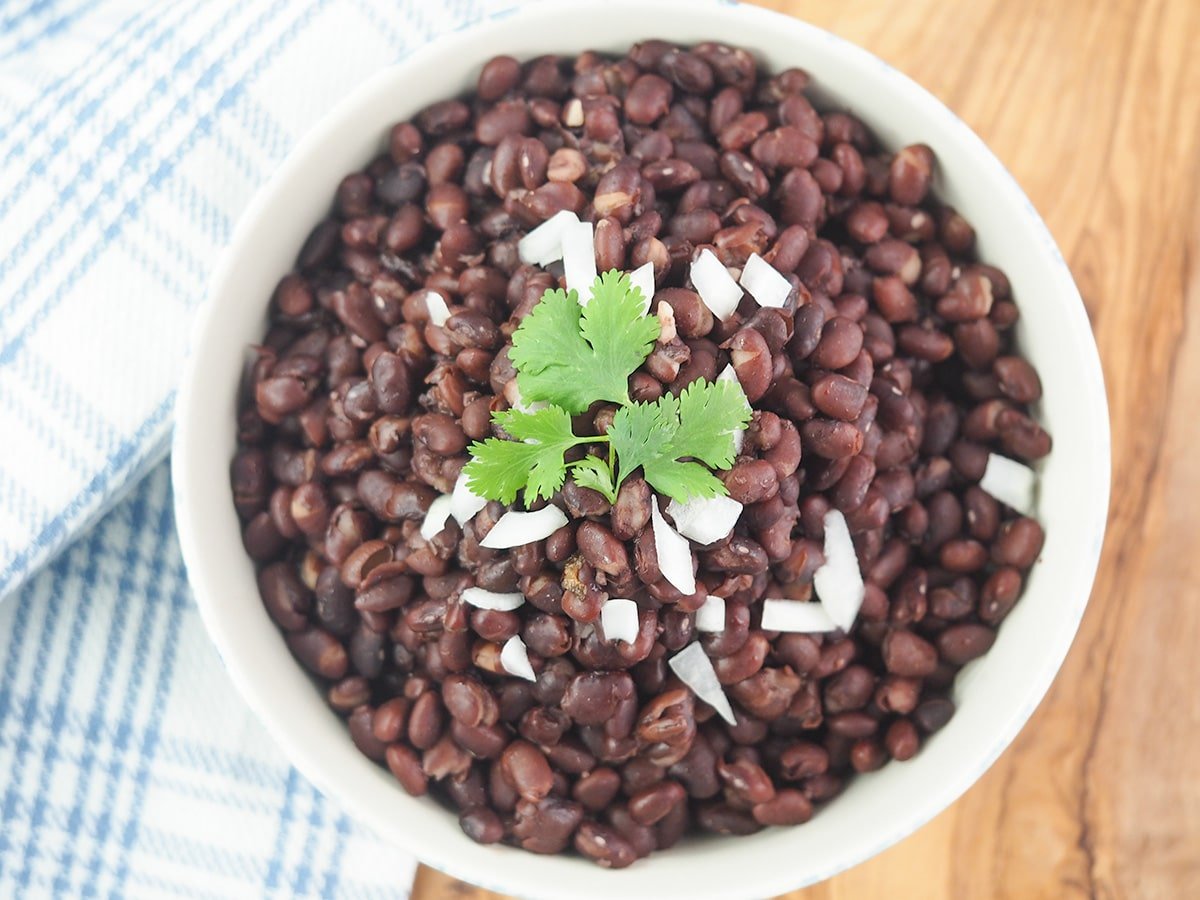 Instant Pot Black Beans (Soaked or No Soak) - Monday is Meatloaf