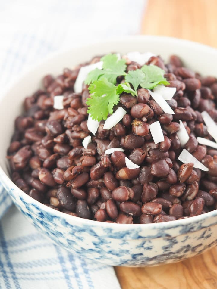 Instant Pot Black Beans (Soaked or No Soak) Monday is Meatloaf