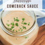 Comeback sauce in a jar.