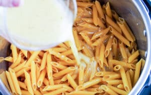 pour olive garden dressing over top