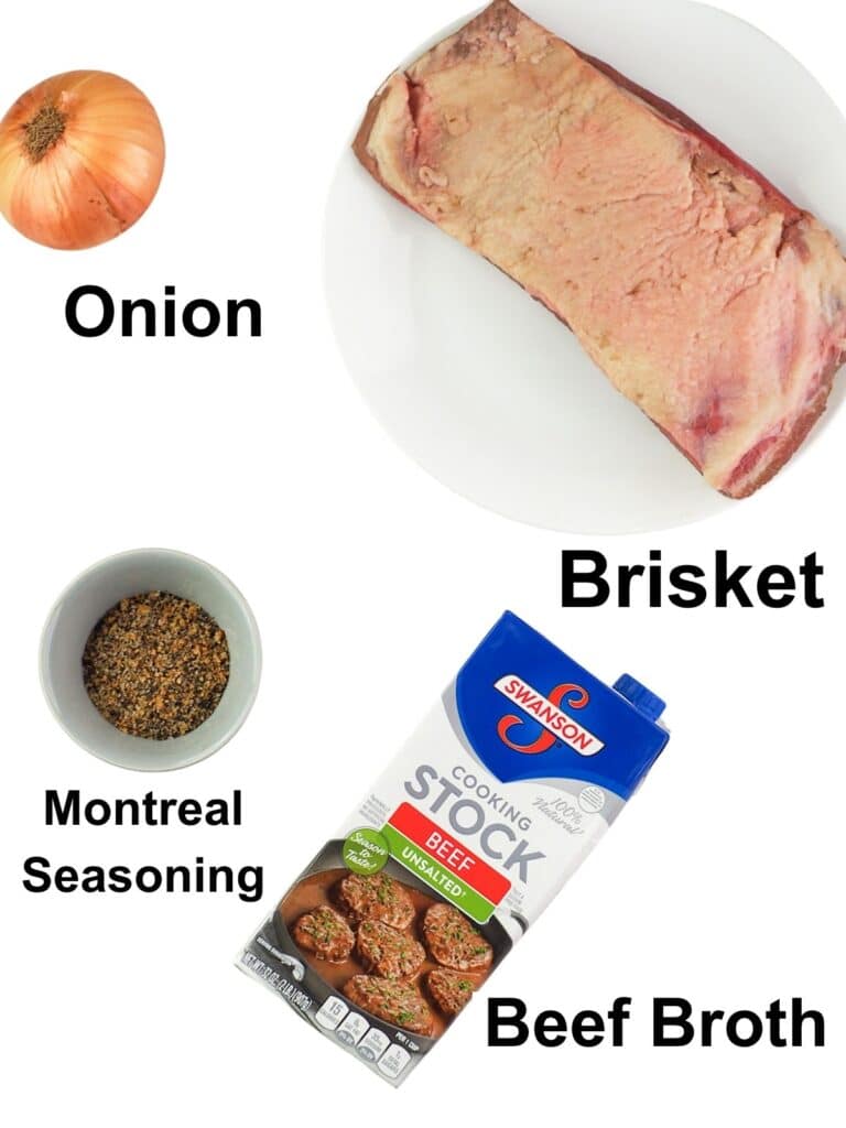 Ingredients for Instant Pot Brisket