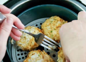 turn the patties halfway through cooking